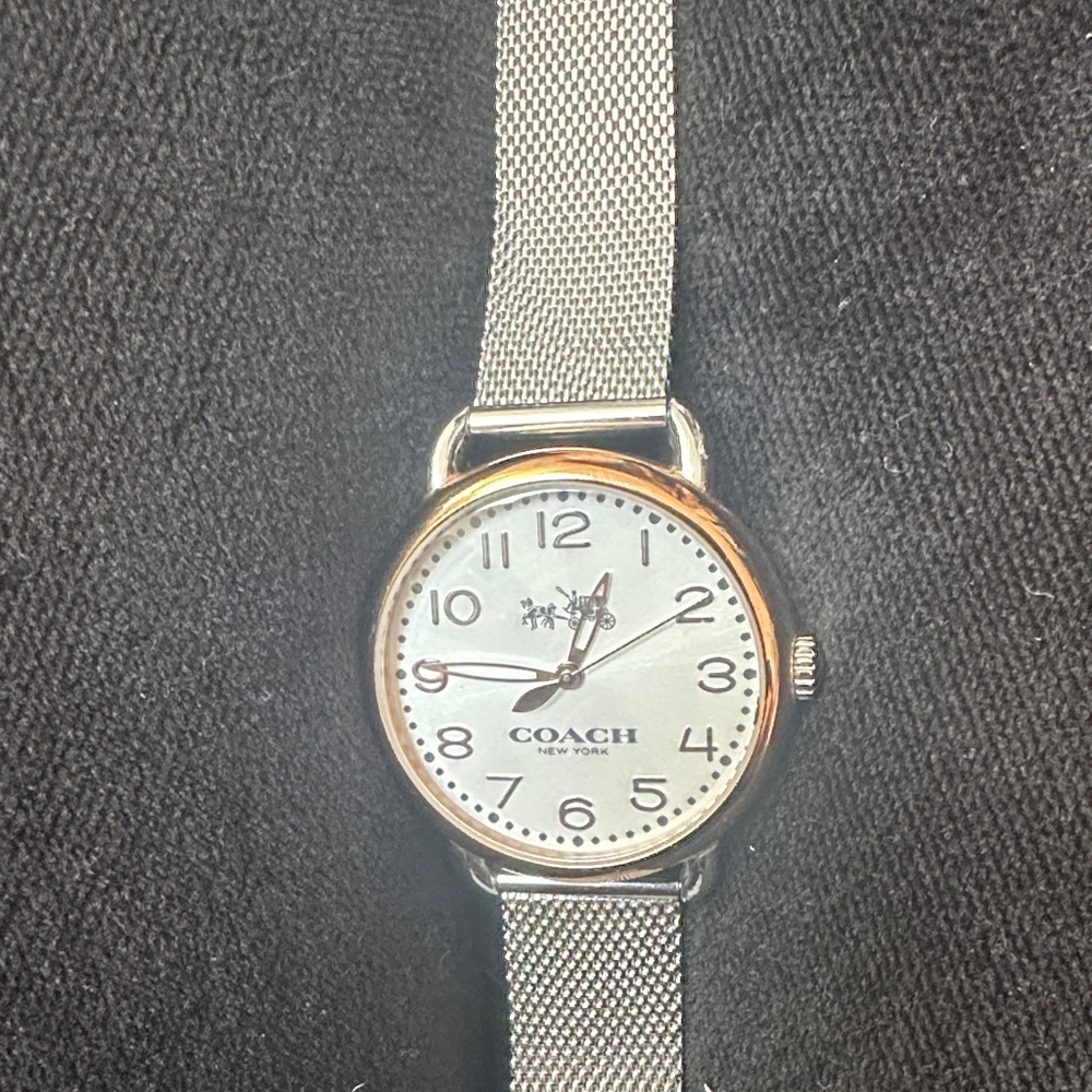 Coach Silver and Gold Watch